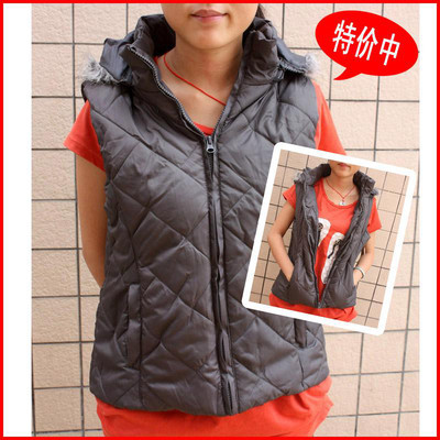 品牌折扣女裝冬裝 正品羽絨馬甲背心，時(shí)尚保暖批發(fā)優(yōu)選